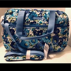 Vera Bradley Blueberry Blossom Compact Traveler